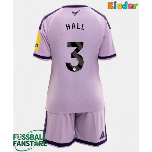 Newcastle United Lewis Hall #3 Replik 3rd trikot Kinder 2026-27 Kurzarm (+ Kurze Hosen)